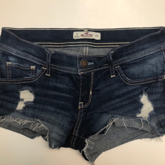 🌊Hollister denim shorts Size 3 -2 pair bundle - Picture 14 of 14